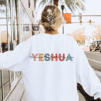 Yeshua Bible Verse Shirt, Christian Apparel Aesthetic T Shirt, Jesus Sweatshirt 0