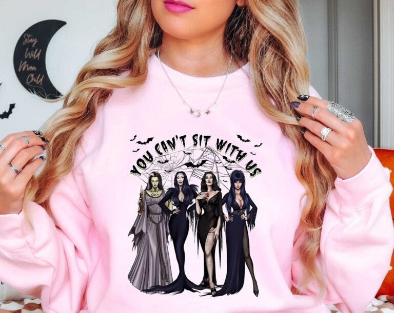 Halloween Witches Sweatshirt, You Cant Sit With Us, Funny Sanderson Sisters Shirt