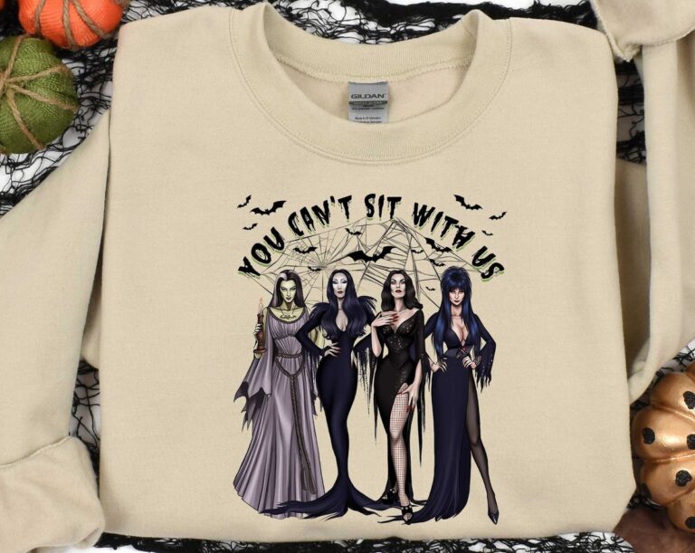 Halloween Witches Sweatshirt, You Cant Sit With Us, Funny Sanderson Sisters Shirt