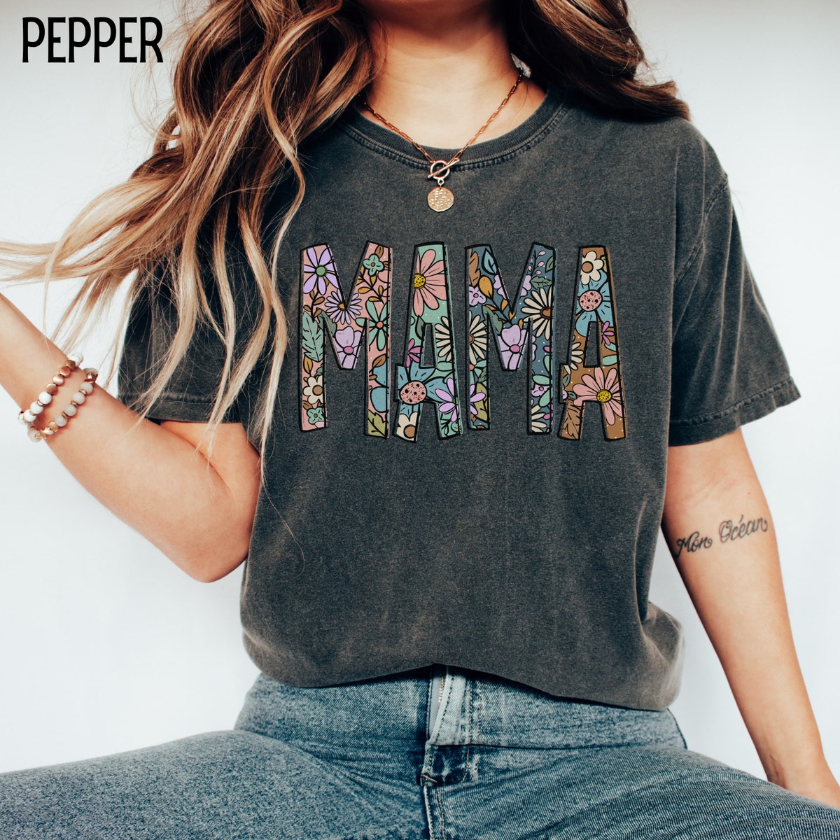 Babloo T-shirt Donna Festa Della Mamma 'Super Mom' Mora - Idea Regalo In Cotone, Taglio Slim, Stampa Sublimatica