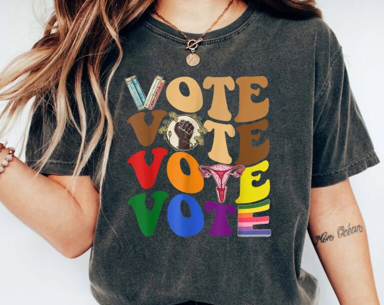 LGBT Vote Shirt, Banned Books BLM Shirt, Equality Human Rights, Anti Racism Shirts