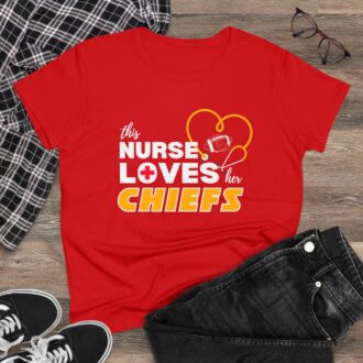 Chiefs Nurse T shirt, Kansas City Tee, Nurse Appreciation Gift for Chiefs Fan 1