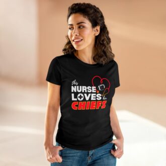 Chiefs Nurse T shirt, Kansas City Tee, Nurse Appreciation Gift for Chiefs Fan 2