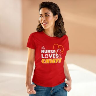 Chiefs Nurse T shirt, Kansas City Tee, Nurse Appreciation Gift for Chiefs Fan 3