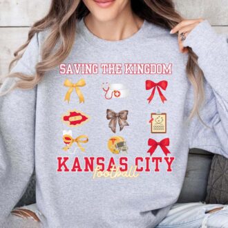Kansas City Chiefs Nurse Sweatshirt, Unisex Game Day Outfit, Red Friday, Healthcare 8