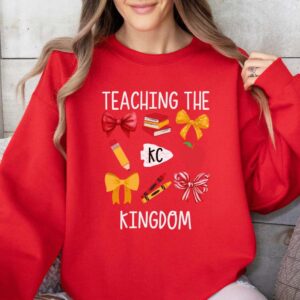 Kansas City Chiefs Teacher Sweatshirt, Red Friday Teacher Outfit, KC Fan Gear