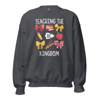 Kansas City Chiefs Teacher Sweatshirt, Red Friday Teacher Outfit, KC Fan Gear 6