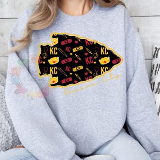 KC Nurse Kansas City Chiefs Football Fan Tshirt, Nurses Football Gear 1