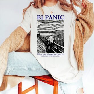 Bi Panic Shirt, Bisexual Pride Shirt, Funny LGBTQ Gift 2