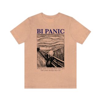 Bi Panic Shirt, Bisexual Pride Shirt, Funny LGBTQ Gift 6