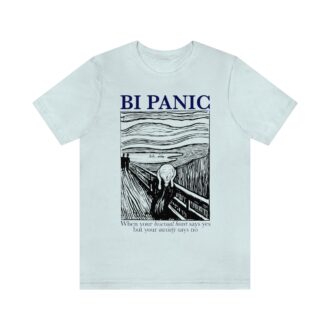 Bi Panic Shirt, Bisexual Pride Shirt, Funny LGBTQ Gift 7