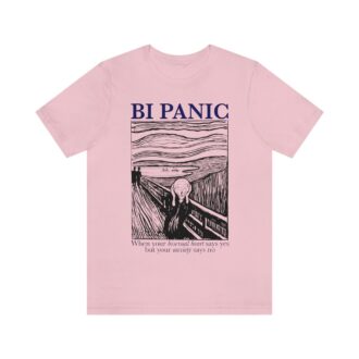 Bi Panic Shirt, Bisexual Pride Shirt, Funny LGBTQ Gift 5