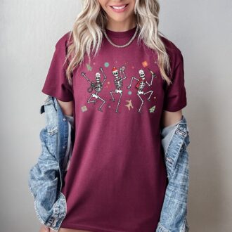 Christmas Santa Party Nurse Skeleton T Shirt, Xmas Holiday Healthcare Sweatshirt 4