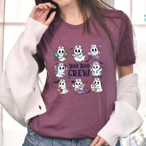 Funny Boo Boo Crew Sweatshirt, Nursing Ghost Halloween Party, Nurse Practitioner