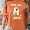 Boo Boo Crew Nurse Ghost Shirt, Spooky Halloween Tee from Comfort Colors