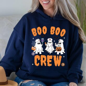 Halloween Boo Boo Crew Nurse Shirt, Funny ICU ER Nurse Tee, Gift for Nursing Students