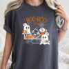 Halloween Boo Crew Nurse T-Shirt, Cute Nurse Shirt, Funny Ghost Shirt
