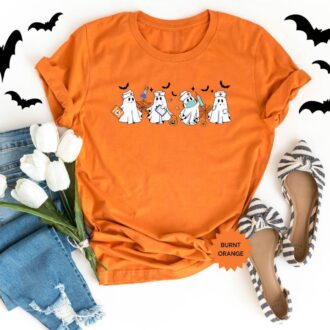 Nurse Spooky Halloween T-Shirt, Gift for Nursing Professionals