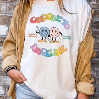 Autism Awareness T-Shirt, Inclusion Matters, Neurodiversity, Special Education Teacher Gift, Choose To Include Tee
