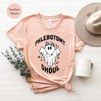 Halloween Phlebotomist T-Shirt, Funny Phlebotomy Gifts for Nurses & Students Halloween Phlebotomist T-Shirt, Funny Phlebotomy Gifts for Nurses & Students