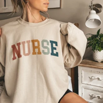 Vintage Nurse Sweatshirt, Nurse Week, Nursing School T-shirt, Nurse Grad Gifts