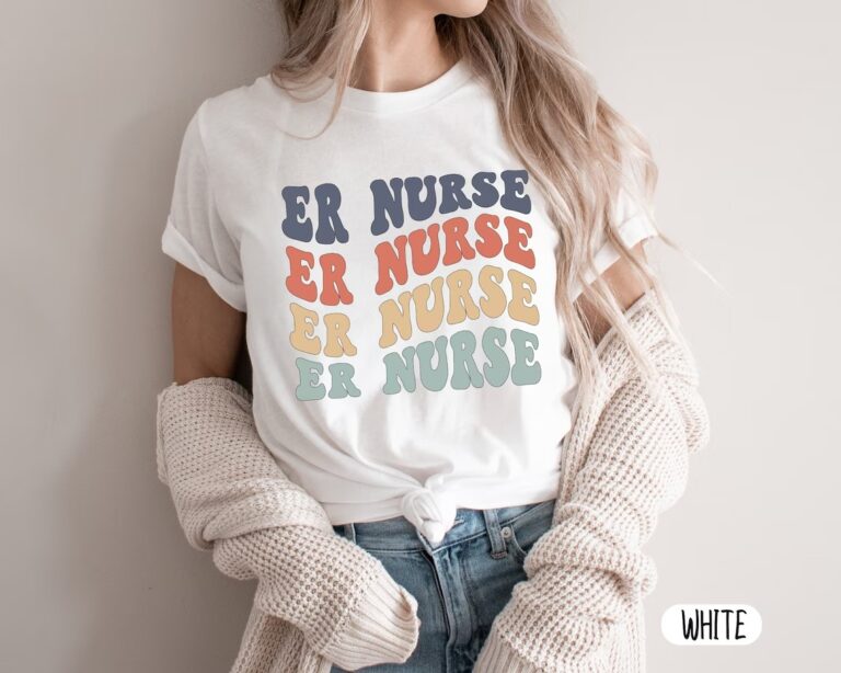 Groovy ER Nurse Shirt, Emergency Nurse Tee, New Nurse Gift, Nurse Graduation, Appreciation Gift