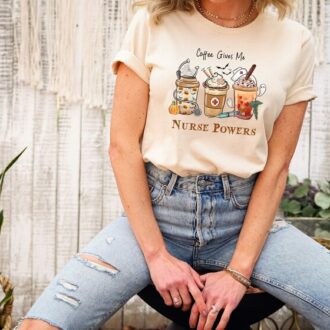 Spooky Nurse Coffee Shirt, Halloween Nurse Gift, Healthcare Worker Tee Spooky Nurse Coffee Shirt, Halloween Nurse Gift, Healthcare Worker Tee