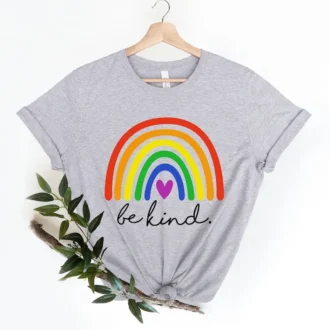 Be Kind Rainbow Shirt - Be Kind Shirt - LGBTQ Shirt - Inspirational Shirt - Kindness Shirt - Equality Shirt - Queer Gift