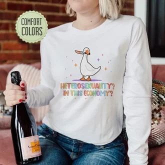 Sarcastic Heterosexual Comfort Colors Shirt - Funny LGBT Shirts - Gay Pride Shirt - LGBT Ally Shirt - Gay Goose Gift
