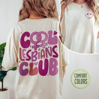Comfort Colors Lesbian Pride Shirt, Funny LGBT Tee, Cool Lesbians Club, Queer Gift Comfort Colors Lesbian Pride Shirt, Funny LGBT Tee, Cool Lesbians Club, Queer Gift