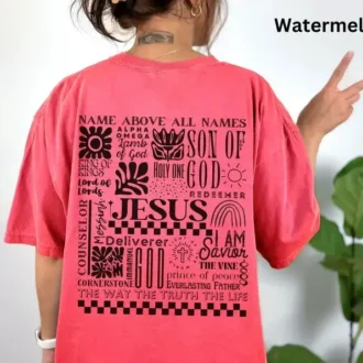 Jesus Christ T-shirt, Jesus is King, Son of God, Bible Verse Tee, Inspirational Christian Gift