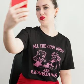 Cool Girls Are Lesbians Shirt, LGBTQ+ Pride T-shirt, Lesbian Gift Tee Cool Girls Are Lesbians Shirt, LGBTQ+ Pride T-shirt, Lesbian Gift Tee