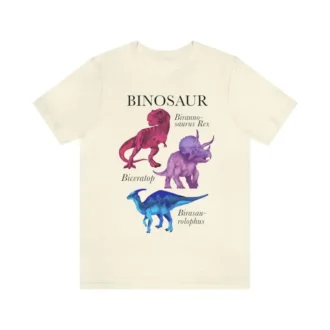 Bisexual Dinosaur Shirt - Bisexual Shirt - Bisexual Pride Shirt - Subtle Bi Pride - Funny Bisexual Gift