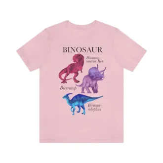 Bisexual Dinosaur Shirt - Bisexual Shirt - Bisexual Pride Shirt - Subtle Bi Pride - Funny Bisexual Gift