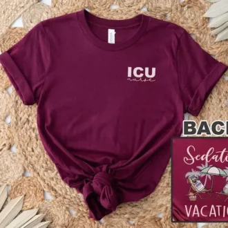 Sedation Vacation ICU Nurse Shirt - Summer Nurse Shirt - NICU Nurse Shirt - ICU Nurse Gift