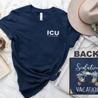Sedation Vacation ICU Nurse Shirt - Summer Nurse Shirt - NICU Nurse Shirt - ICU Nurse Gift