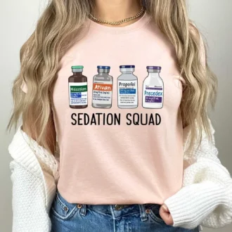 Sedation Squad Shirt - ICU Nurse Shirt - Nurse Shirt - Nurse Gift