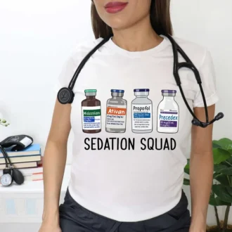 Sedation Squad Shirt - ICU Nurse Shirt - Nurse Shirt - Nurse Gift