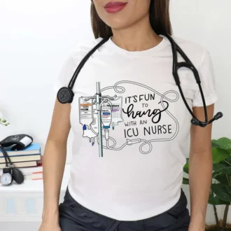 Funny ICU Nurse Shirt, RN Nurse Work Tee, ICU Nurse Life, Nurse Appreciation Gift