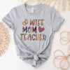 Cute Leopard Teacher Mom Shirt, Mothers Day Gift for Educators