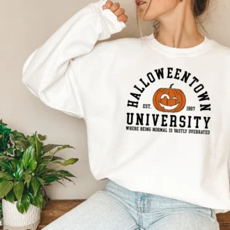 Halloweentown University Sweatshirt - Halloween School Sweaters - Halloween Sweatshirts - Funny Fall Sweatshirts - Fall Sweatshirts Gift