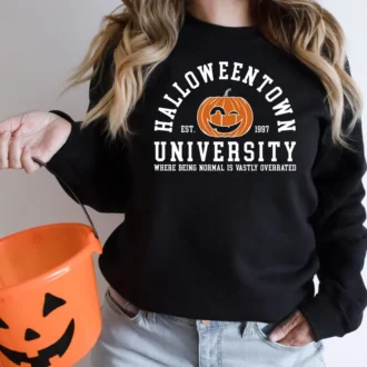 Halloweentown University Sweatshirt - Halloween School Sweaters - Halloween Sweatshirts - Funny Fall Sweatshirts - Fall Sweatshirts Gift