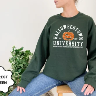 Halloweentown University Sweatshirt - Halloween School Sweaters - Halloween Sweatshirts - Funny Fall Sweatshirts - Fall Sweatshirts Gift