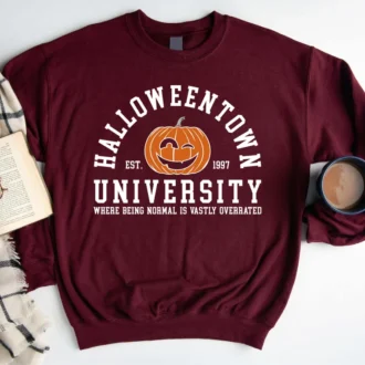 Halloweentown University Sweatshirt - Halloween School Sweaters - Halloween Sweatshirts - Funny Fall Sweatshirts - Fall Sweatshirts Gift