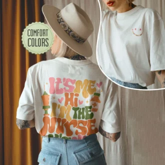 Groovy Nurse Shirt - Funny Nurse Shirt - It’s Me Hi I’m the Nurse Tee - Registered Nurse Shirt - VSCO Nurse Gift - Nursing Shirt