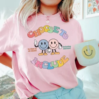 SPED Teacher Gift - Autism Awareness Shirt - Choose To Include Tshirt - Inclusion Matters - Neurodiversity Inclusion Tee - Autism Spectrum