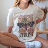 Transformed by Christ Boho Christian T-Shirt, Vintage Jesus Shirt, Bible Verse