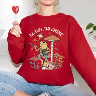 Be Gay Do Crime Sweatshirt - LGBT Sweatshirt - Be Gay Shirt - Funny LGBT Shirt - Gay Pride - LGBTQ Pride Shirt, Queer Gift