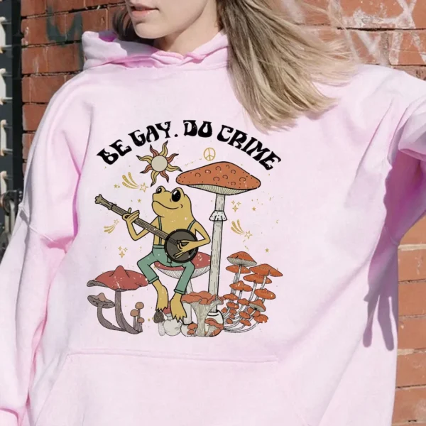 Be Gay Do Crime Sweatshirt, Funny LGBTQ+ Pride Shirt, Queer Community, Pride Month Gift