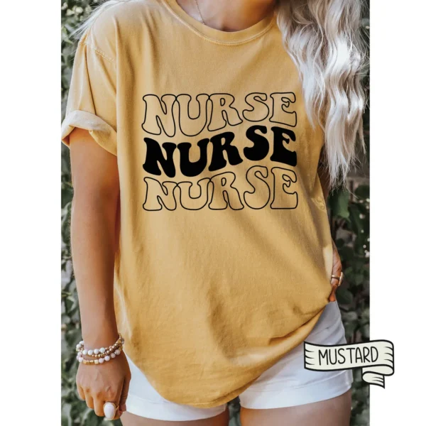 Groovy RN Nurse Shirt, Nursing Student Tee, Nursing School Graduation Gift, New Nurse Gifts